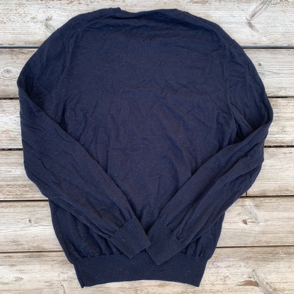 ⬇️MEN’S Gap Merino Wool Crewneck Sweater, Sz Large - Picture 3 of 4